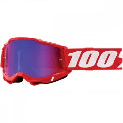 100% Accuri2 Red brýle - blue mirror lens