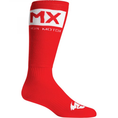 THOR MX Socks 23 - red/white