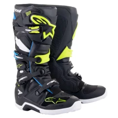 ALPINESTARS TECH 7 boty - black/blue/yellow flo