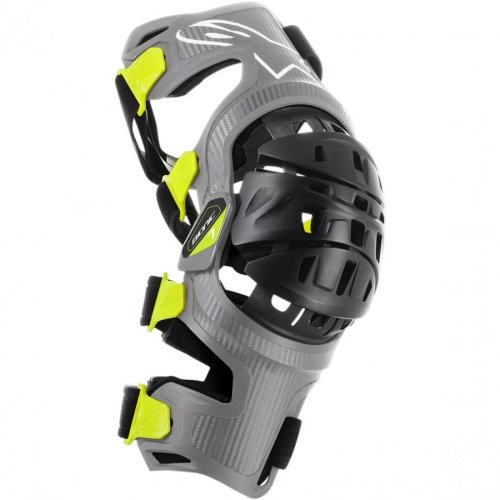 ALPINESTARS Bionic 7 Chrániče kolen - silver/yellow flo