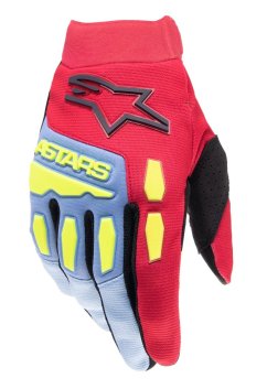 ALPINESTARS Full Bore Rukavice 25 - light blue/red/black