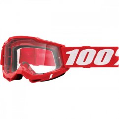 100% Accuri2 Red brýle - clear lens