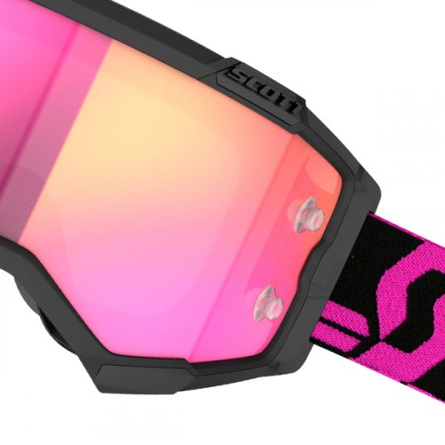 SCOTT FURY  Black/Pink 2021 brýle - Pink Chrome Lens