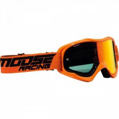 MOOSE RACING Qualifier Shade Goggles - orange/smoke