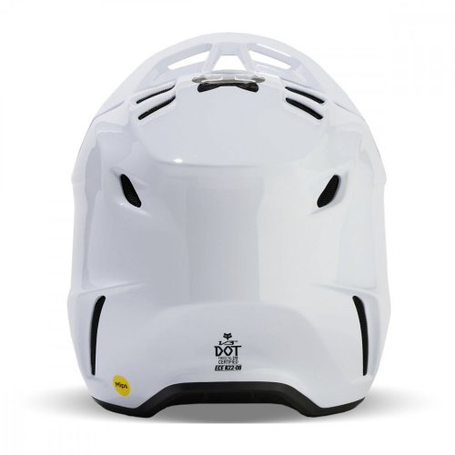 FOX V3 RS Carbon Solid 24 helma - white