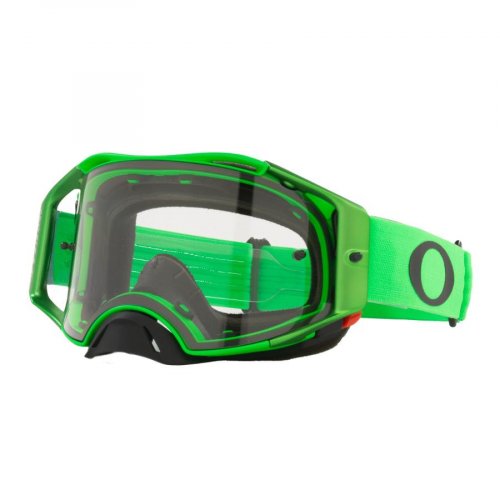 OAKLEY AIRBRAKE MX Brýle - moto green/clear