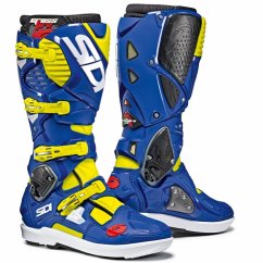 SIDI Crossfire 3 SRS - žlutá fluo/modrá