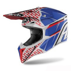 AIROH Wraap Idol helma - red/blue gloss