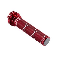APICO plynová rukojeť hliníková CRF 250-450R >23 ČERVENÁ