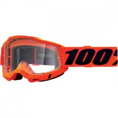 100% Accuri2 Orange brýle - clear lens