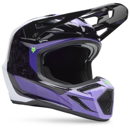FOX V3 RS Grid 25 helma - black/purple
