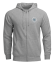 THOR Badge Zip Hoody Mikina - heather gray