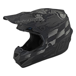 TROY LEE DESIGNS SE4 Polyacrylite Strike Helma - grey/silver