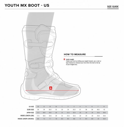 ALPINESTARS Tech 3S Youth Boot - black/white/red fluo - Velikost: 8