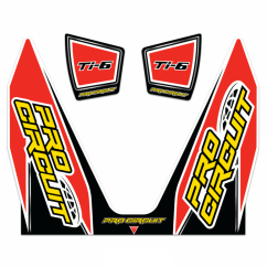 PRO CIRCUIT nálepka výfuku 4T