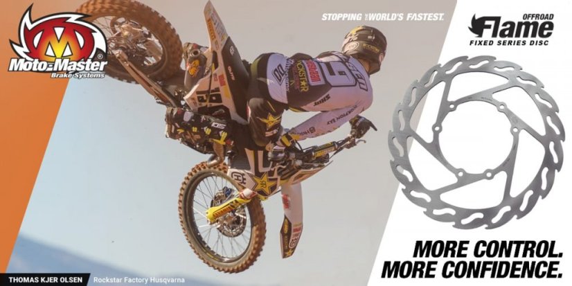 MOTO-MASTER Flame Fixed brzdový kotouč - ZADNÍ BRZDA