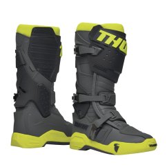 THOR Radial MX Boty 23 - gray/flo yellow