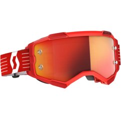 SCOTT FURY Bright Red 2021 brýle - Orange Chrome Lens