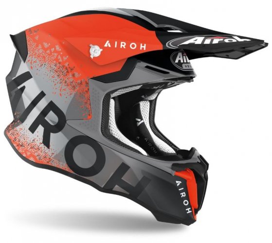 AIROH Twist 2.0 Bit helma - orange matt