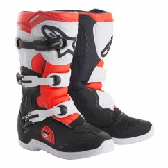 ALPINESTARS Tech 3S Youth Boot - black/white/red fluo