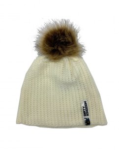 DIRTY KINGDOM Pom Beanie - white