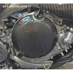 PRO-CARBON kryt spojkového víka KTM SXF450 (17-20)